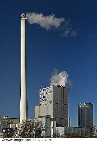 Kraftwerk Herne  ein Steinkohlekraftwerk der Steag  Herne  Ruhrgebiet  Nordrhein-Westfalen  Deutschland  Europa