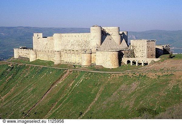 Krak des Chevaliers (Burg der Ritter). Qalaat al-Hosn. Syrien