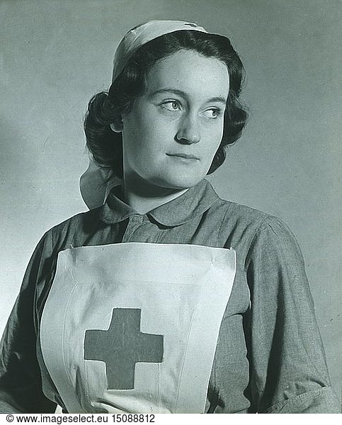 Krankenschwester   ca. 1940er Jahre. Schöpfer: Unbekannt.