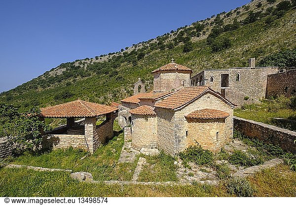 Kreuzkuppelkirche  Marienkloster von Kakome  Shën Mërisë  Lukova  Albanische Riviera  Qark Vlorë  Albanien  Europa