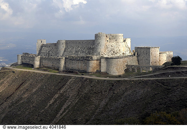 Kreuzritterburg Krak des Chevaliers Syrien Naher Osten Asien