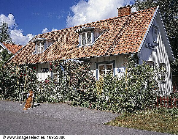 Kristianopel  tourist office and handicraft shop. Blekinge. Sweden.