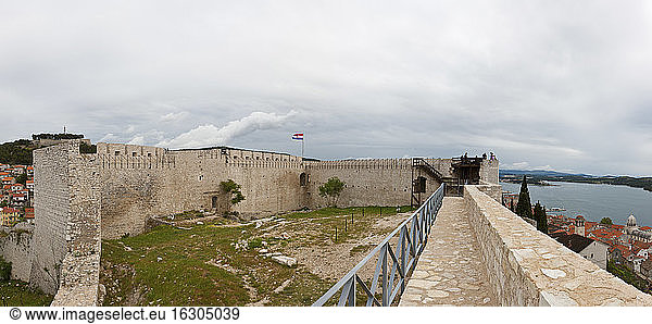 Kroatien Dalmatien Burg Sibenik