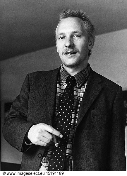 Kroetz  Franz Xaver  * 22.2.1946  dt. Schriftsteller  Schauspieler  Halbfigur  1970er Jahre