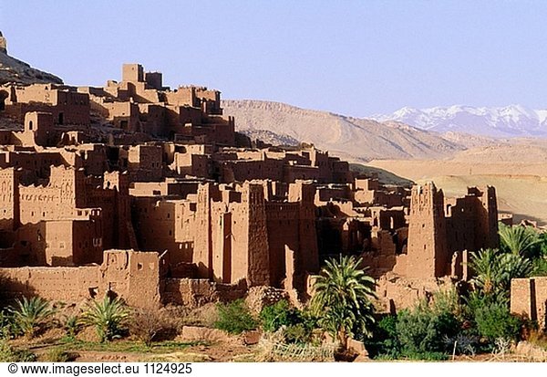 Ksour. Ait Ben Haddou. Rund um Süd  Ouarzazate. Marokko.