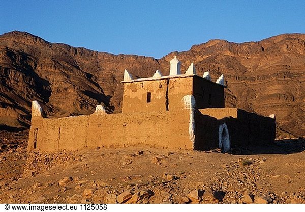 Kubba (muslimische Chappel). Drâa Tal. Marokko.