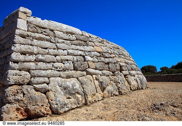 Kultur Menorca Balearen Balearische Inseln Begräbnis prähistorisch Spanien
