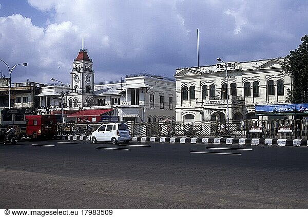 Kulturerbe-Gebäude  PORR und Söhne & das Haus der Post  Chennai  Indien  Asien