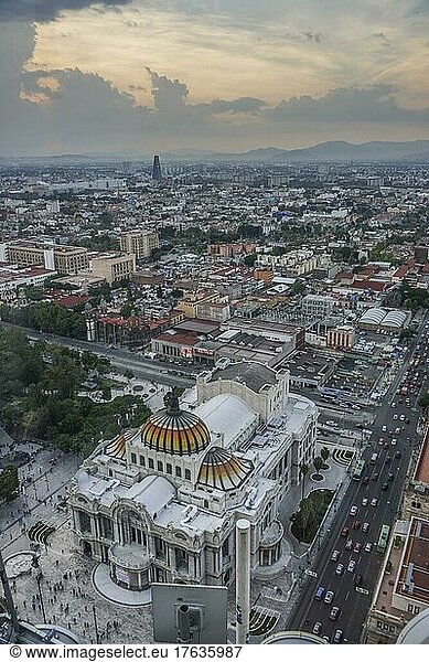 Kulturpalast Palacio de Bellas Artes  Mexiko Stadt  Mexiko  Mittelamerika