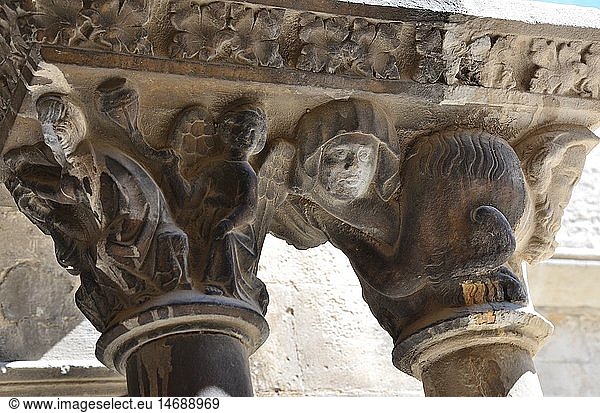 Kunst  Sakralkunst  Kapitelle  Kreuzgang der ehemaligen Kathedrale Saint-Trophime in Arles