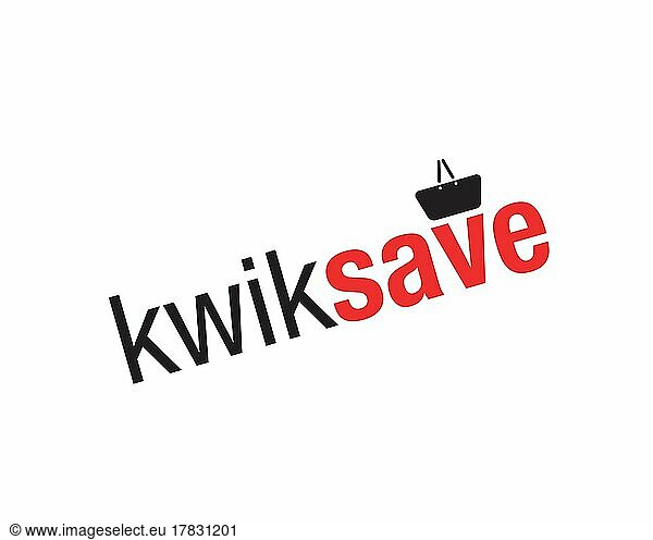 Kwik Save  Rotated Logo  White Background