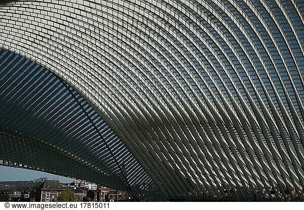 Lüttich  Bahnhof  Architektur  modern  Belgien  Europa