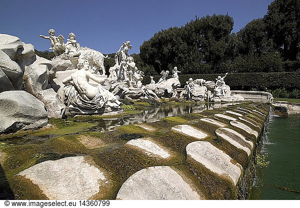 La Fontana di Venere ed Adone fountain  Parco della Reggia di Caserta garden  Caserta  Campania  Italy  Europe