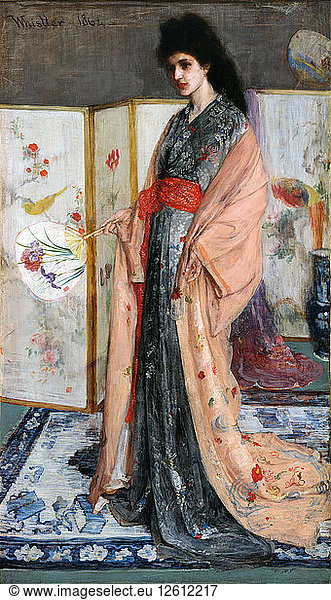 La Princesse du Pay de la Porcelaine  1864. Artist: Whistler  James Abbott McNeill (1834-1903)