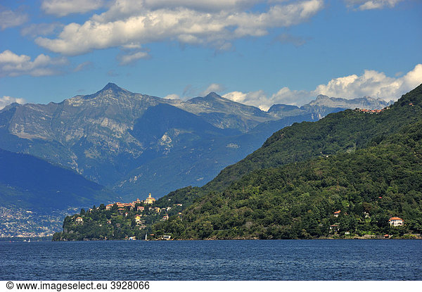 Lago Maggiore bei Cannobio  Piemont  Italien  Europa
