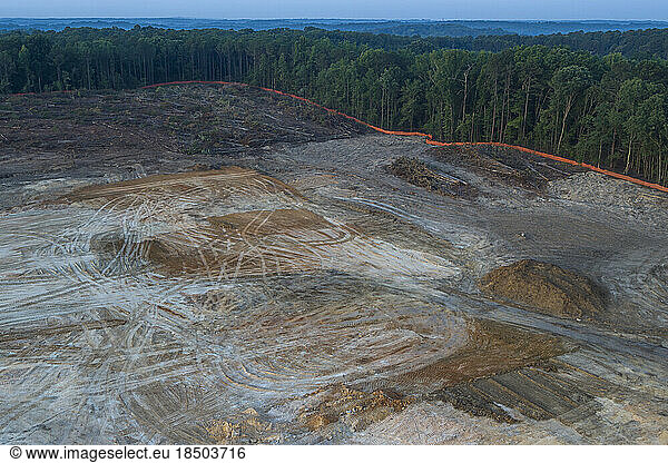 Land Clearing  Construction Site  Stone Mountain  Georgia