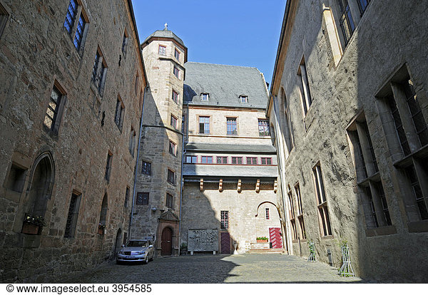 Landgrafenschloss  Universitätsmuseum für Kulturgeschichte  Marburg  Hessen  Deutschland  Europa