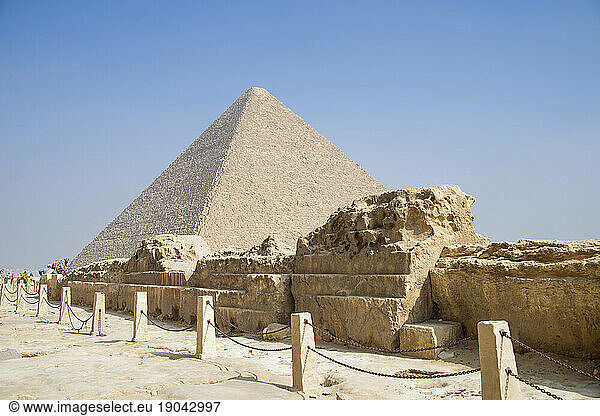 Landscape of the Giza pyramids
