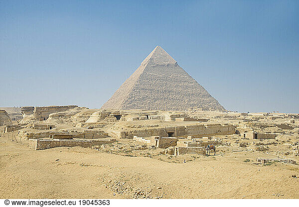 Landscape of the Giza pyramids