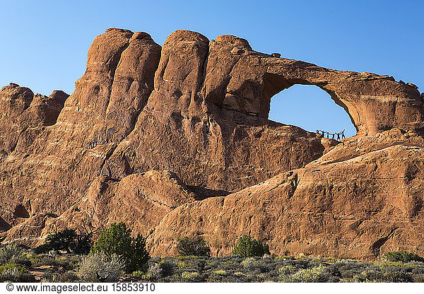 Landscape scenes in Arches National Park  Utah.