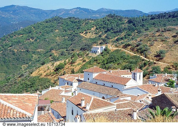 Landschaft Draufsicht Andalusien Ronda Spanien