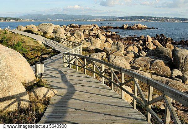 Landschaft Küste Galicien Spanien
