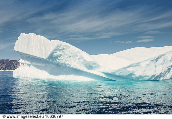 Landschaftlich schön landschaftlich reizvoll Himmel Meer schmelzen Eisberg Ansicht
