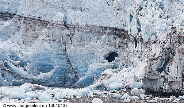 Landschaftliche Ansicht des Gletschers im Nationalpark