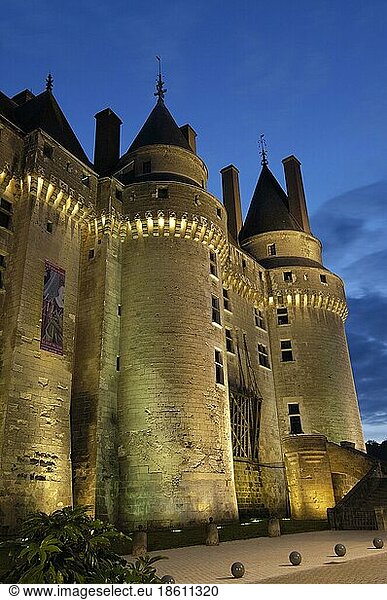 Langeais Castle  Chateau  Langeais  Pays de la Loire  Indre-et-Loire  Centre  France  Europe