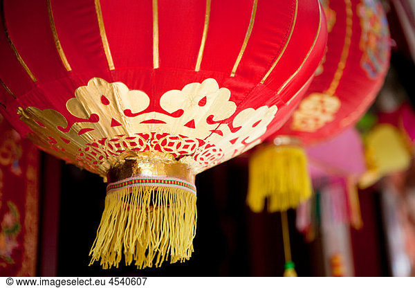 Lanterns in chinatown  London