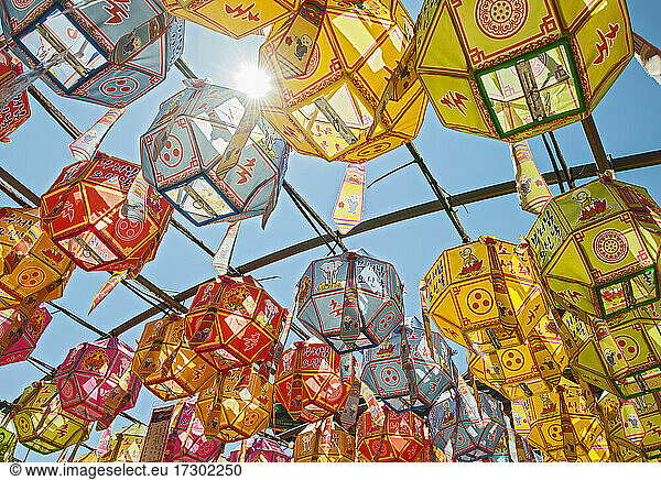 Lanterns in honour to Buddha's birthday at Naksansa Temple