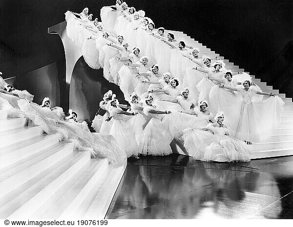 Large Stage Production  on-set of the Film  'Sweet Adeline'  Warner Bros.  1934