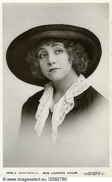 Laurette Taylor  American actress  c1905-c1919(?).Artist: Foulsham and Banfield