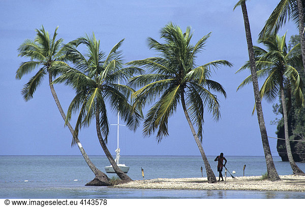 LCA  Saint Lucia: Marigot Bay.