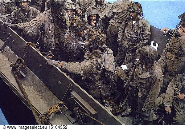 LCVP  Higgins boat  soldiers  Normandy  World War II  WWII  war  France  historical