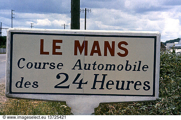 Le Mans-Zeichen.