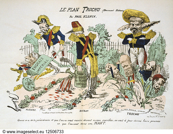 Le Plan Trochu Le Plan Trochu, 1870-1871. Artist: Anon,male,general ...