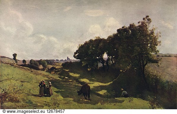 Le Vallon  19th century  (1910). Artist: Jean-Baptiste-Camille Corot.