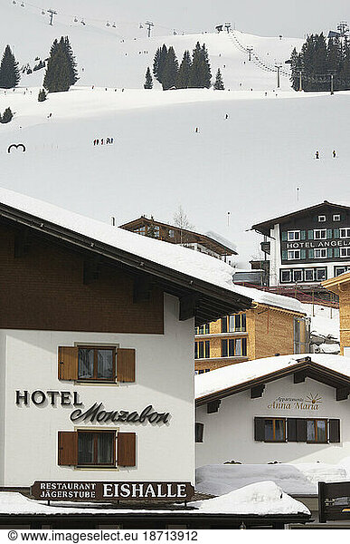 Lech  Austria  ski haven.