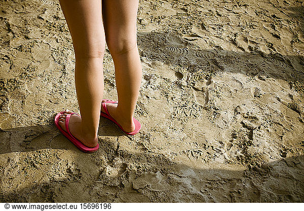 legs  beach  sand
