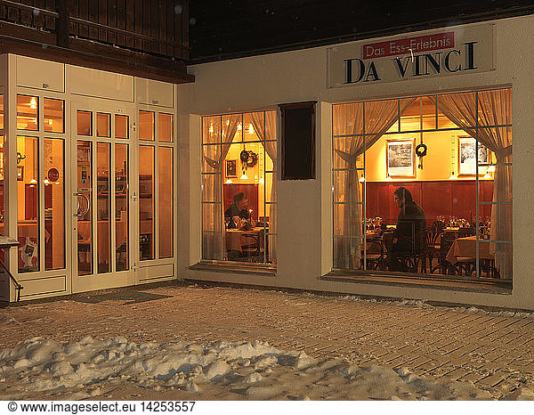 Leonardo Da Vinci Restaurant and Hotel Edelweiss  Riederalp  Aletsch Area  Valais  Switzerland  Europe