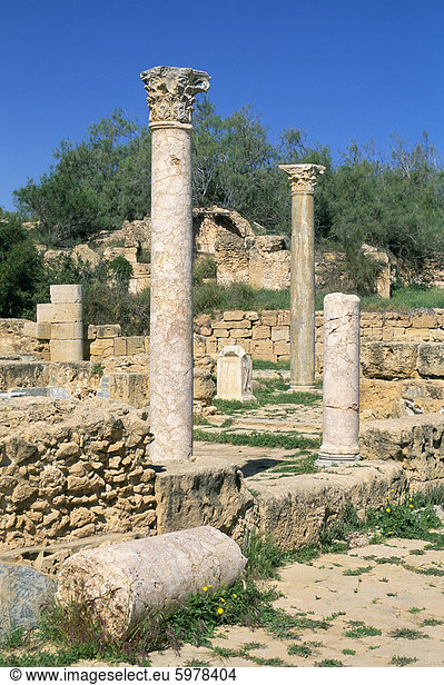 Leptis Magna  UNESCO-Weltkulturerbe  Tripolitanien  Libyen  Nordafrika  Afrika