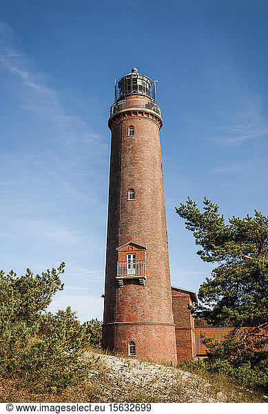 Leuchtturm am Darsser Ort  Mecklenburg-Vorpommern  Deutschland
