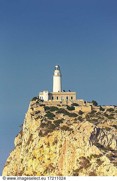 Leuchtturm Cap Formentor Textfreiraum Copyspace Balearen Reise Reisen auf Mallorca  Spanien  Europa