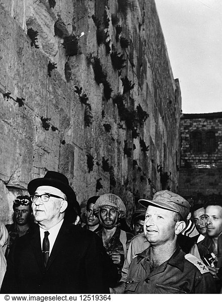 Levi Eshkol (1895-1969)  israelischer Premierminister. Künstler: Unbekannt