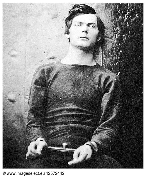 Lewis Powell  Mitglied des Attentats auf Lincoln  1865 (1955). Künstler: Unbekannt