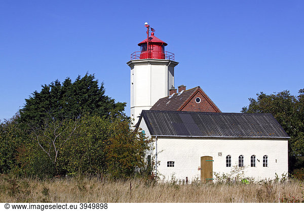 Lighthouse in Westermarkelsdorf  island Fehmarn  Ostholstein district  Schleswig-Holstein  baltic sea coast  Germany