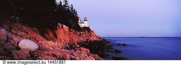 Lighthouse  Mount Desert Island  Maine  United States