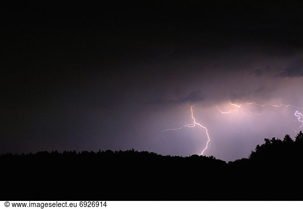 Lightning  Bavaria  Germany