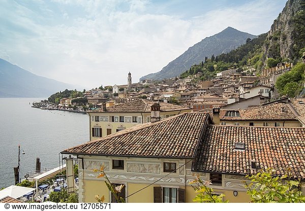 Limone sul Garda town in Lake of Garda  Lombardy  Italy